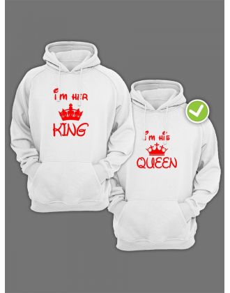 Парные толстовки для влюбленных оверсайз