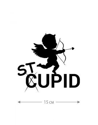 Наклейки на авто с принтом St-cupid | Стикеры для любых твердых поверхностей, для машин, стекол