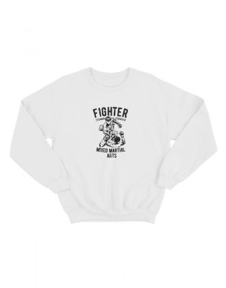 Бойцовский свитшот для тренировок и повседневной носки для бойцов ММА с принтом Figher Бойцовский свитшот для тренировок и повседневной носки для бойцов ММА с принтом Figher