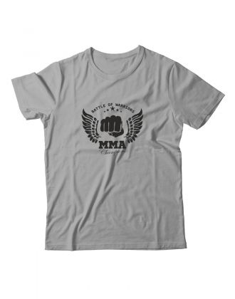Бойцовская футболка для тренировок и повседневной носки для бойцов ММА с принтом