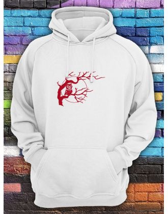 Худи женское оверсайз с принтом Сова