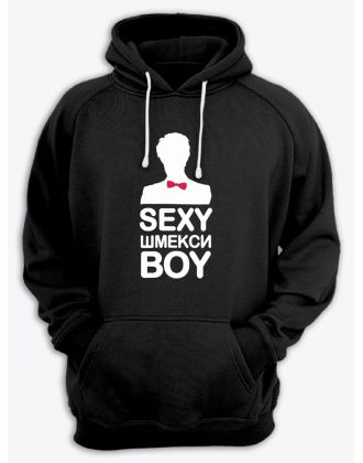 Худи мужское оверсайз с принтом