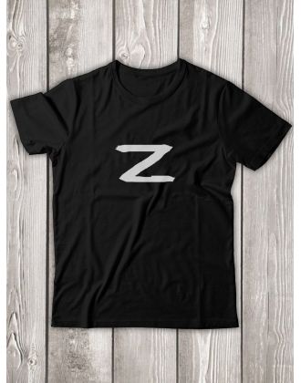 Мужская футболка с буквой Z / Футболка с принтом Z для мужчин