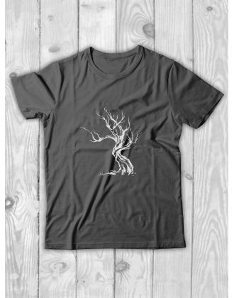Футболка мужская с рисунком Дерево | Модная, прикольная и стильная футболка