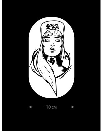 Наклейка на авто Медсестра / Оригинальная наклейка на машину Медсестра