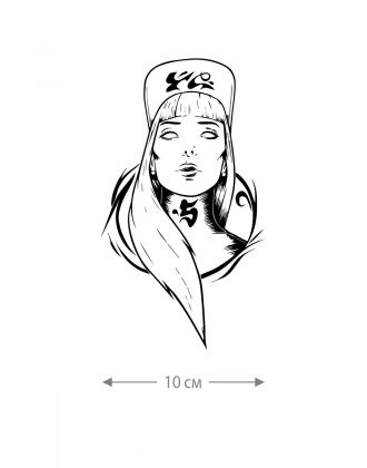 Наклейка на авто Медсестра / Оригинальная наклейка на машину Медсестра