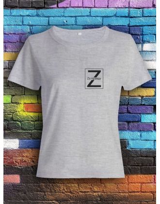 Футболка Zа правду женская/армия России/с принтом z/со знаком z/ с надписью/своих не бросаем/военная