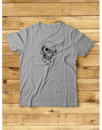 Футболка мужская с черепом базовая