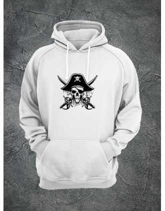 Худи с черепом мужское толстовка с капюшоном с рисунком с принтом унисекс