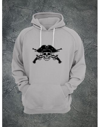 Худи с черепом мужское толстовка с капюшоном с рисунком с принтом унисекс