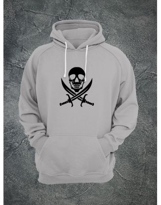 Худи с черепом женское толстовка с капюшоном с рисунком с принтом унисекс