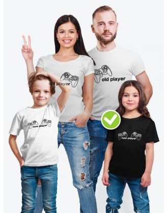 Sharp& Футболка с принтом family look оверсайз