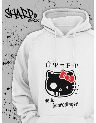 Толстовки, свитшоты и худи Hello Kitty Sharp&Shop Худи Hello Kitty белое оверсайз Куроми кофта дрейн гранж