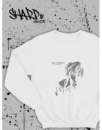 Sharp@Shop Свитшот Аниме белый оверсайз ахегао Токийский Гуль