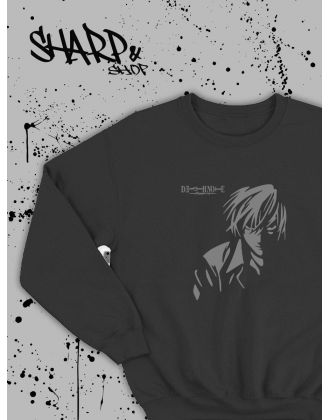 Sharp@Shop Свитшот Аниме черный оверсайз Кагуя Токийский Гуль дрейн
