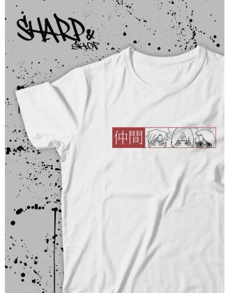Футболка Аниме оверсайз Sharp&Shop Женская футболка аниме оверсайз унисекс с принтом