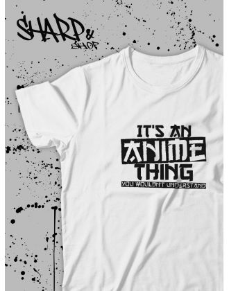 Футболка Аниме оверсайз Sharp&Shop Футболка оверсайз anime унисекс мужская