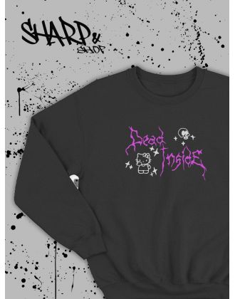 Свитшоты Аниме оверсайз Sharp&Shop Свитшот с принтом мужской Куроми Ахегао