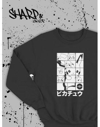 Свитшоты Аниме оверсайз Sharp&Shop Свитшот с принтом мужской Куроми Ахегао