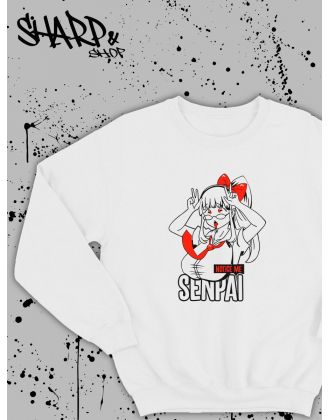 Свитшоты Аниме оверсайз Sharp&Shop Свитшот с принтом мужской anime ахегао куроми