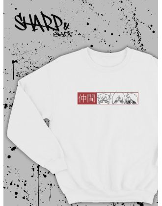 Свитшоты Аниме оверсайз Sharp&Shop Свитшот с принтом оверсайз кагуя ахегао