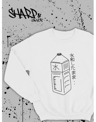 Свитшоты Аниме оверсайз Sharp&Shop Свитшот с принтом оверсайз кагуя ахегао