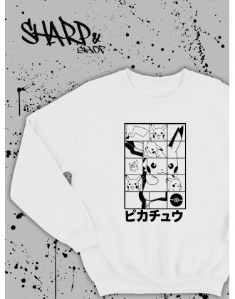 Свитшоты Аниме оверсайз Sharp&Shop Свитшот с принтом оверсайз кагуя ахегао