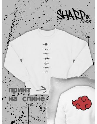 Свитшоты Аниме оверсайз Sharp&Shop Свитшот с принтом оверсайз кагуя ахегао