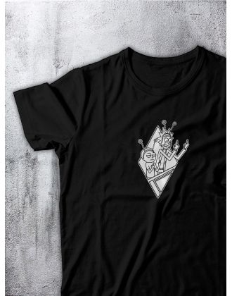 Футболка оверсайз с принтом с приколом Sharp&Shop Футболка с принтом надписью аниме оверсайз унисекс хлопок