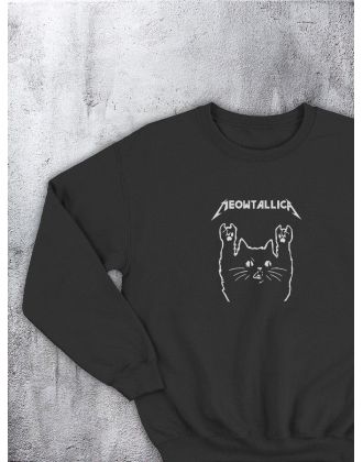 Свитшот оверсайз с принтом с приколом Sharp&Shop Свитшот с принтом надписью кофта толстовка оверсайз унисекс