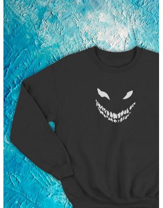 Свитшот оверсайз с принтом с приколом Sharp&Shop Свитшот с принтом надписью кофта толстовка оверсайз унисекс