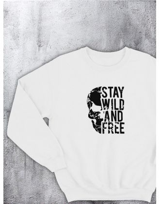 Свитшот оверсайз с принтом с приколом Sharp&Shop Свитшот с принтом надписью кофта толстовка оверсайз унисекс