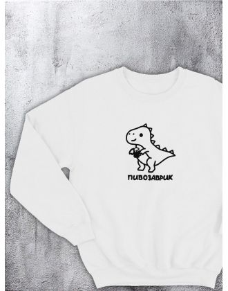 Свитшот оверсайз с принтом с приколом Sharp&Shop Свитшот с принтом надписью кофта толстовка оверсайз унисекс