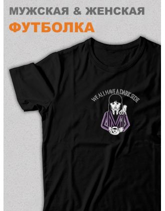 Футболка Уэнсдей Аддамс Wednesday от Sharp&Shop Футболка Уэнсдей Wednesday Венсдей семейка аддамс adams