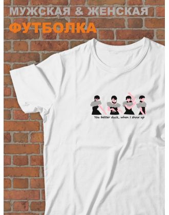 Футболка Уэнсдей Аддамс Wednesday от Sharp&Shop Футболка Уэнсдей танец Wednesday Венсдей семейка аддамс