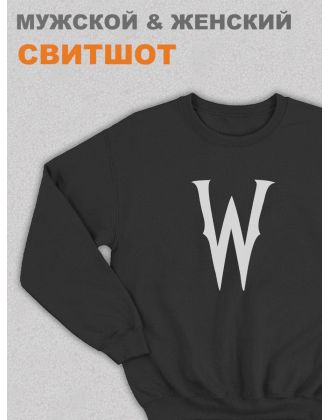 Свитшот Уэнсдей Аддамс Wednesday от Sharp&Shop Свитшот Уэнсдей Wednesday Венсдей семейка аддамс wensday