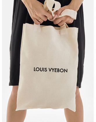 Сумка, шоппер с принтом и приколом Sharp&Shop Сумка шоппер бежевый с принтом мемом Louis Vyebon унисекс