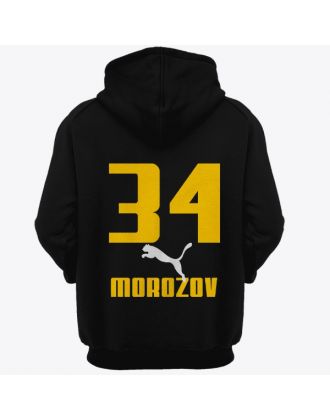 Именная толстовка с капюшоном с шрифтом Puma #15 Именная толстовка с капюшоном с шрифтом Puma #15