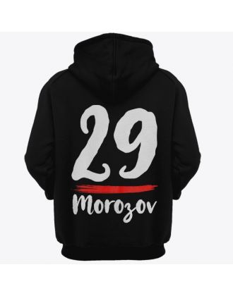 Именная толстовка с капюшоном с рукописным шрифтом и мазком кисти #34 Именная толстовка с капюшоном с рукописным шрифтом и мазком кисти #34