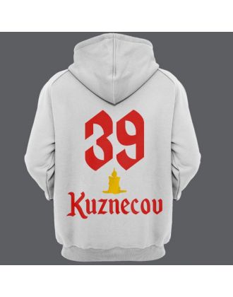 Именная толстовка с шрифтом старого времени и свечой #50 Именная толстовка с шрифтом старого времени и свечой #50