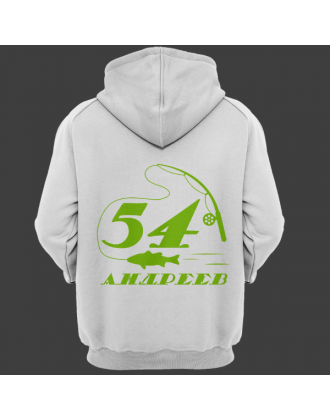 Именная толстовка с печатным шрифтом и атрибутами рыбалки #70 Именная толстовка с печатным шрифтом и атрибутами рыбалки #70