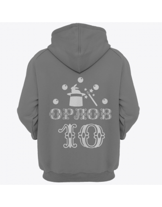 Именная толстовка с цирковым шрифтом и атрибутами фокусника #78 Именная толстовка с цирковым шрифтом и атрибутами фокусника #78