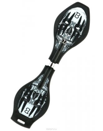 Двухколесный скейт Dragon Board Deadhead B, цвет белый