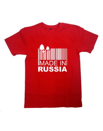 Футболка Я Русский с принтом "Сделано в России"