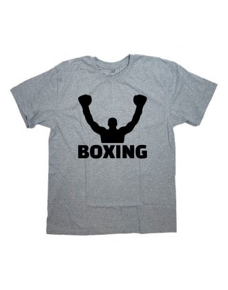 Футболка для боксеров с принтом и надписью "Boxing(2)"