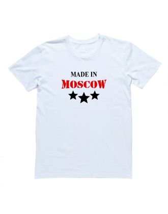 Футболка Я Русский с надписью "Made in Moscow"