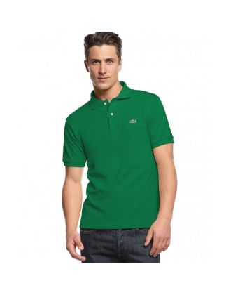 Polo Lacoste зеленая