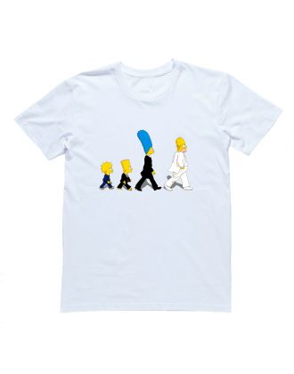 Футболка с Симпсонами "The Simpsons - Beatles"