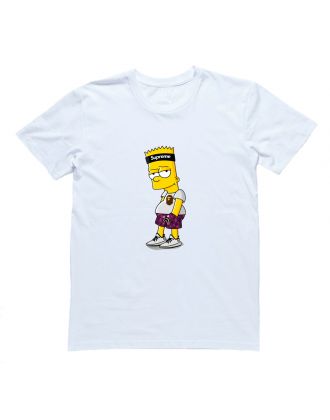Футболка с Бартом Симпсоном "Supreme - Bart"