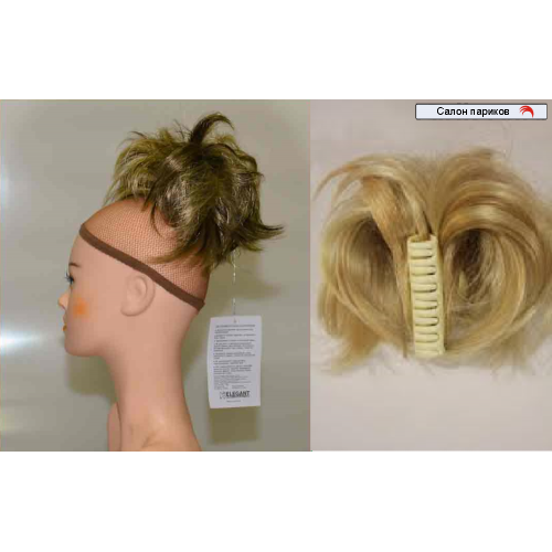 Как сделать хвост из волос на крабе